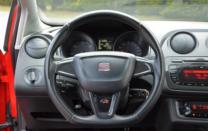 Seat Ibiza cena 26900 przebieg: 234100, rok produkcji 2012 z Borne Sulinowo małe 596